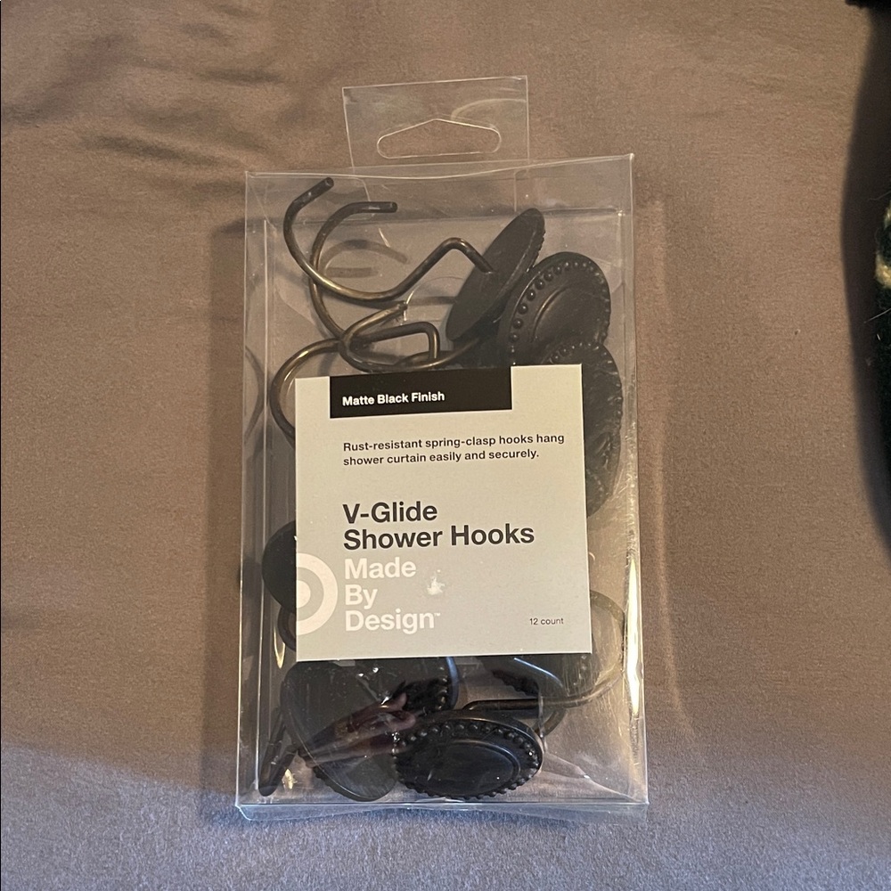 Made By Design Brown V-Glide Shower Hooks